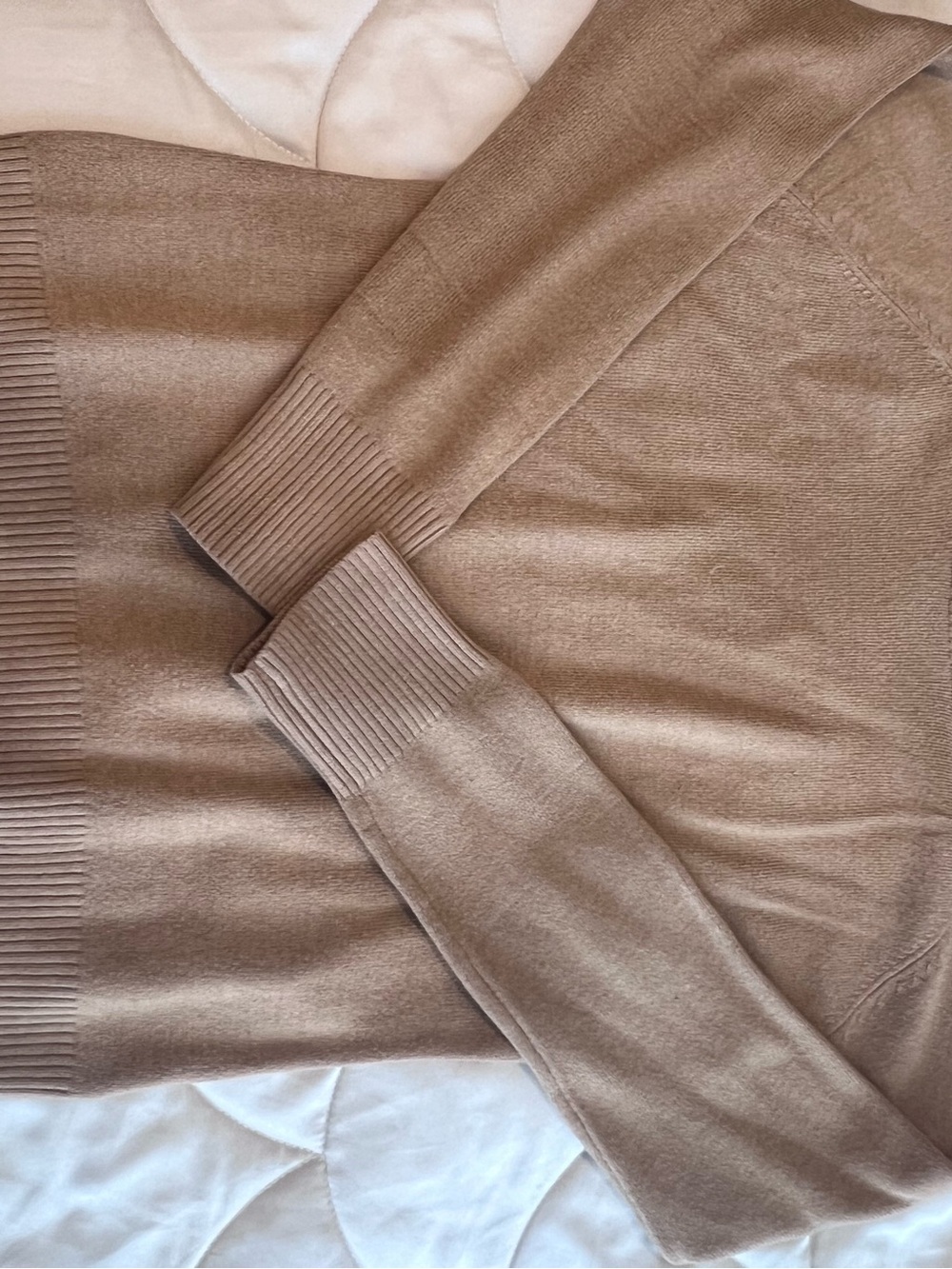 French Connection Women's Scoop Neck Sweater in Taupe